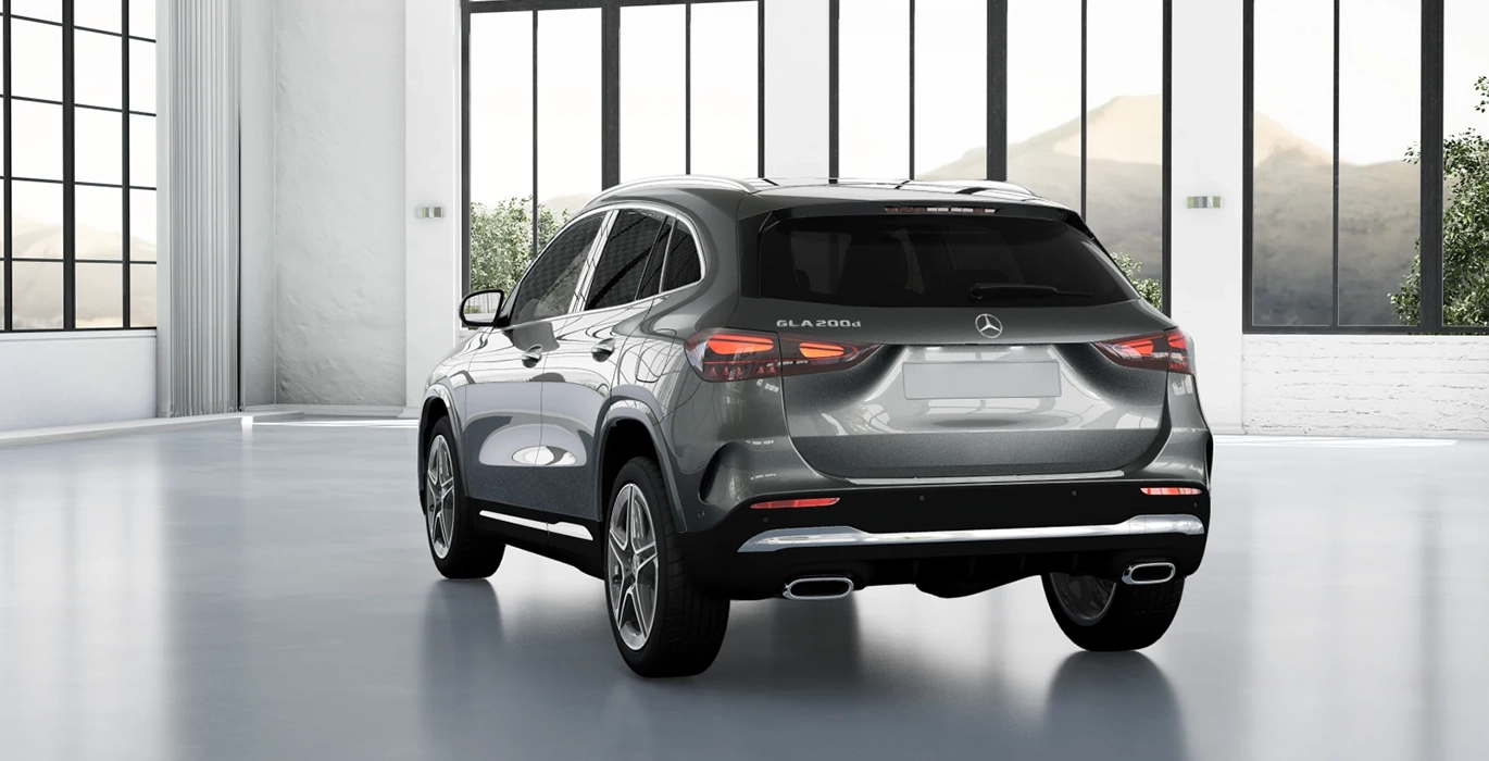 Mercedes Benz GLA 200d trasera | Total Renting