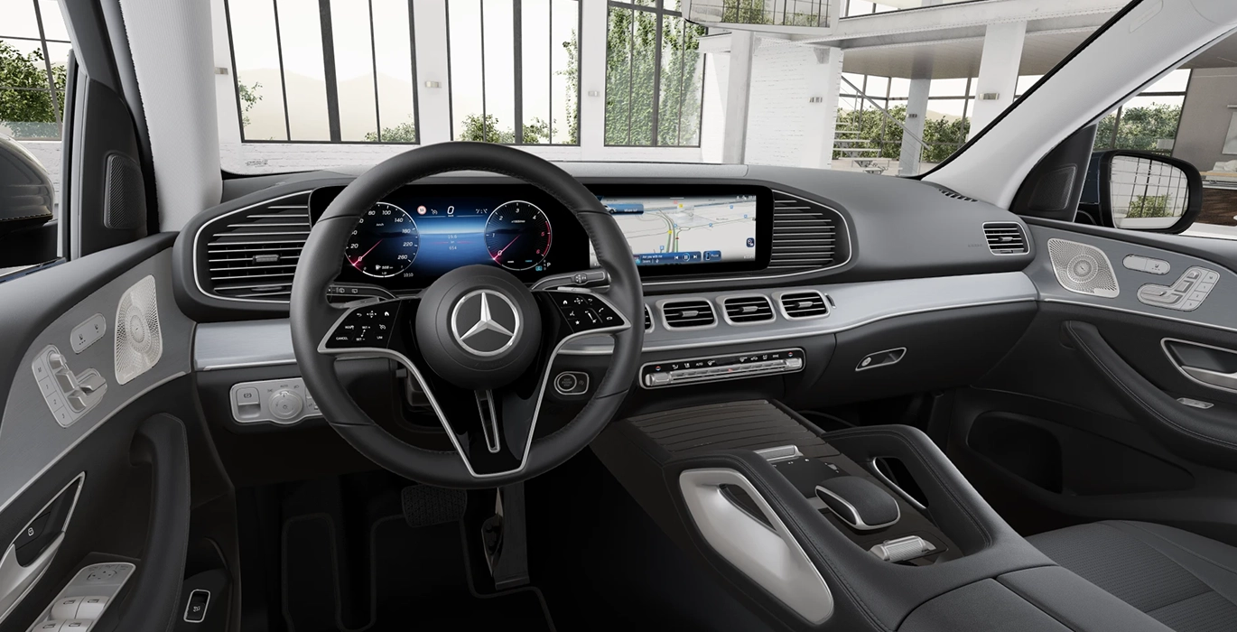 Mercedes Benz GLE 300d 4MATIC interior delantera | Total Renting