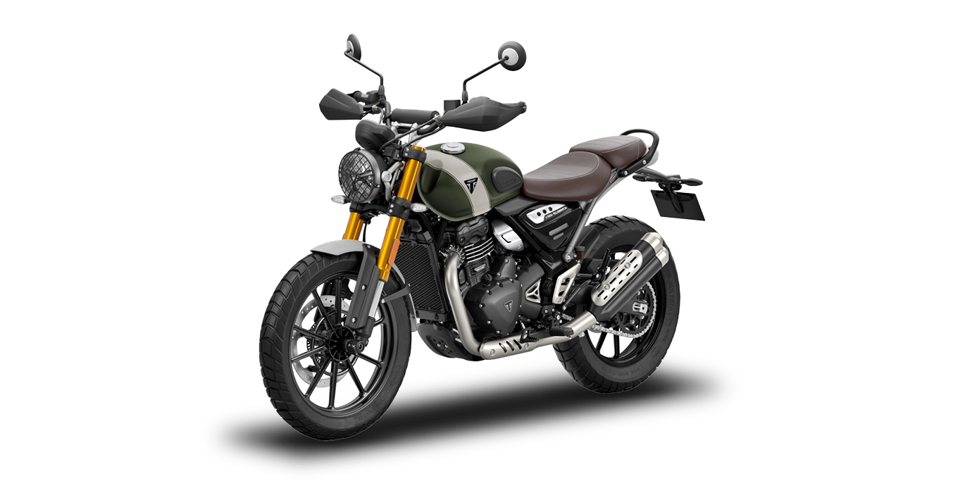 Triumph SCRAMBLER 400 X 1 Triumph SCRAMBLER 400 X sin fondo principal | Total Renting