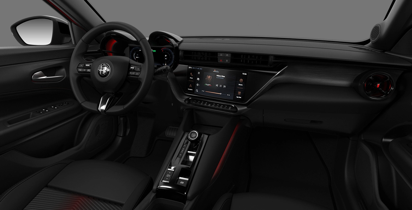 ALFA ROMEO JUNIOR IBRIDA SPECIALE 136CV AUTOMATICO interior delantera | Total Renting