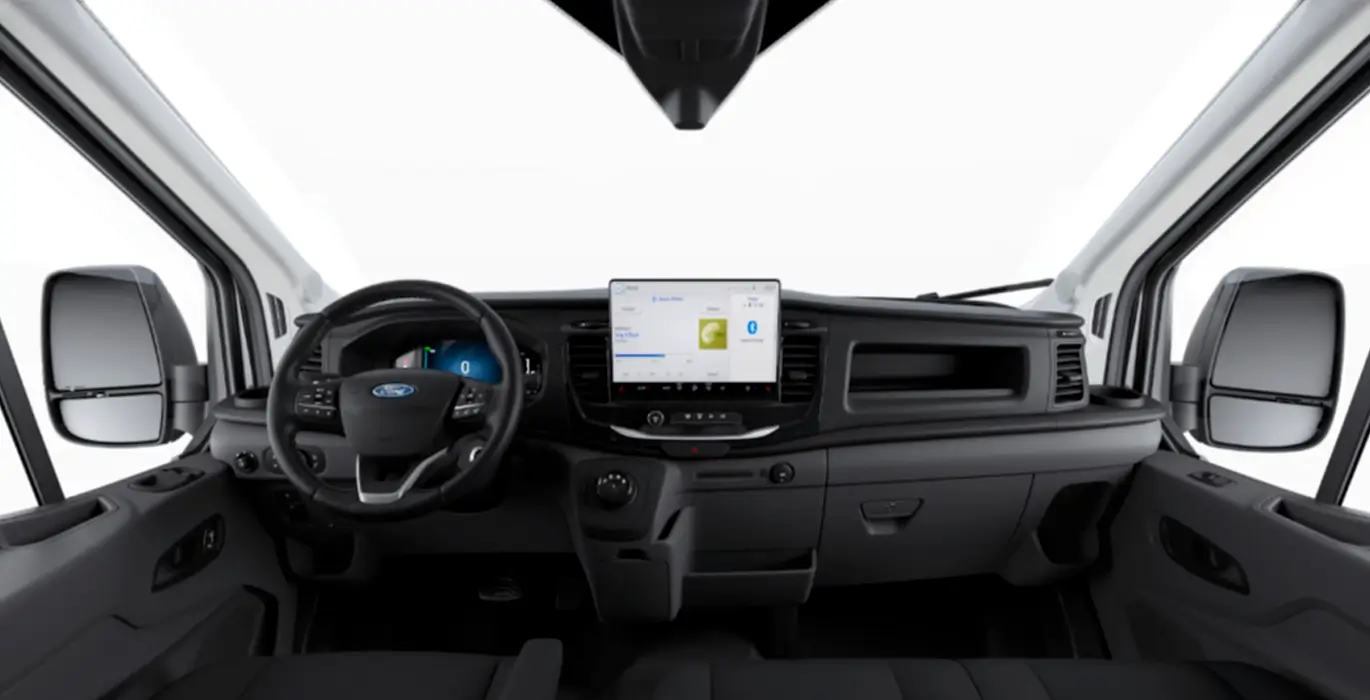 Ford Transit Van 350 L3 BEV Trend 184cv RWD interior delantera 2