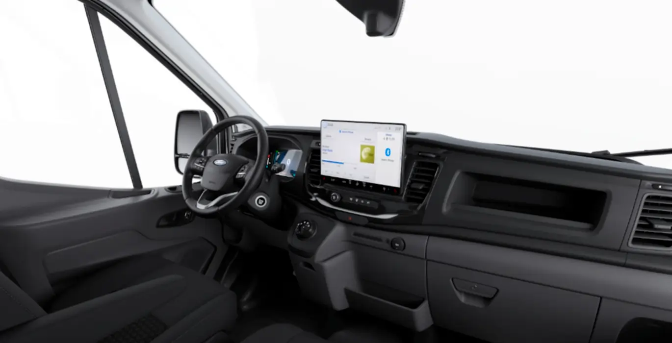Ford Transit Van 350 L3 BEV Trend 184cv RWD interior delantera