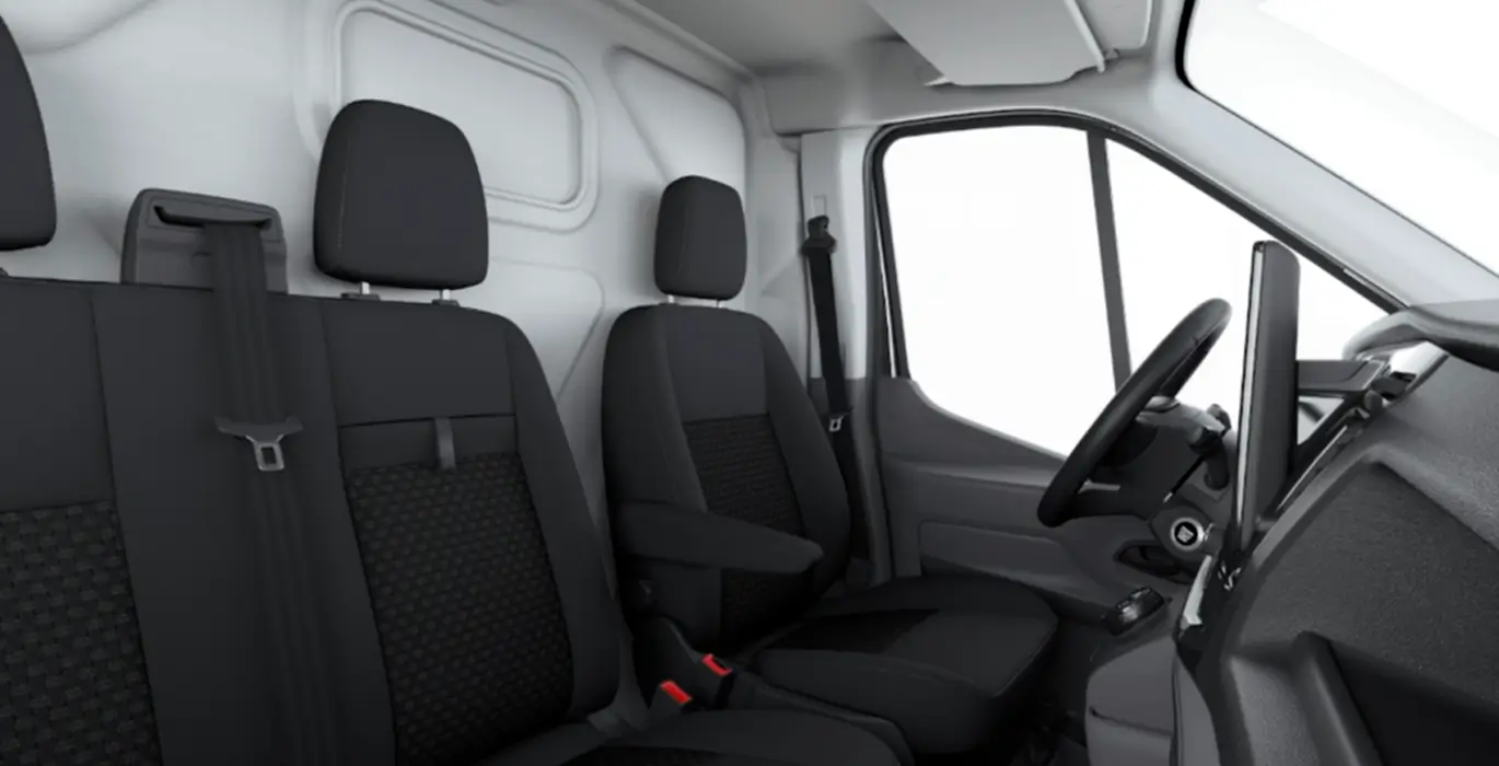 Ford Transit Van 350 L3 BEV Trend 184cv RWD interior trasera