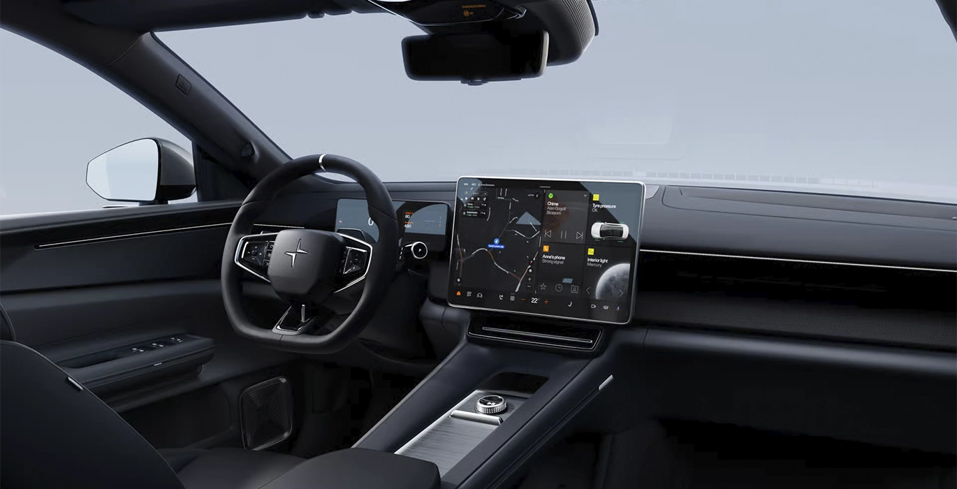 POLESTAR 4 Long Range Single 200kW interior delantera II | Total Renting