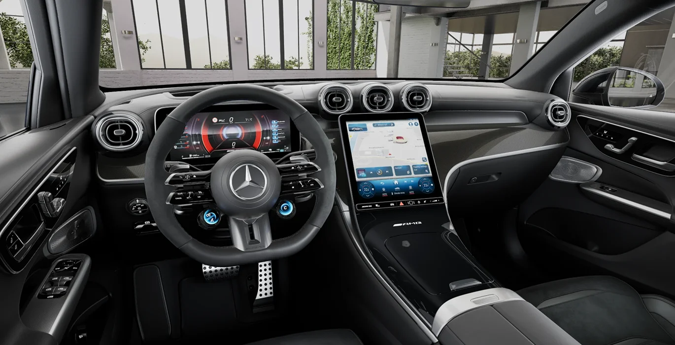 Mercedes-AMG GLC Coupé 63 S E Performance interior delantera