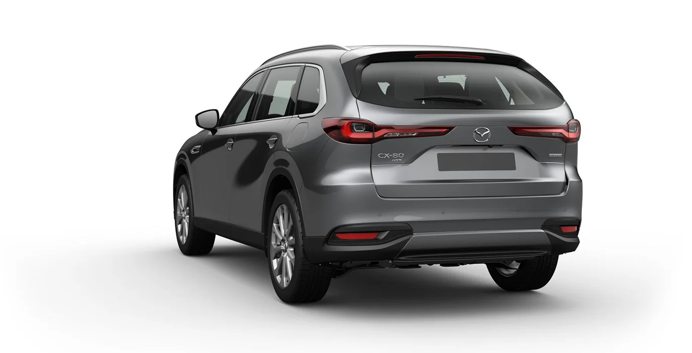 MAZDA CX-80 e-Skyactiv D MHEV Exclusive-Line Plus 2 MAZDA CX 80 e Skyactiv D MHEV Exclusive Line Plus trasera | Total Renting