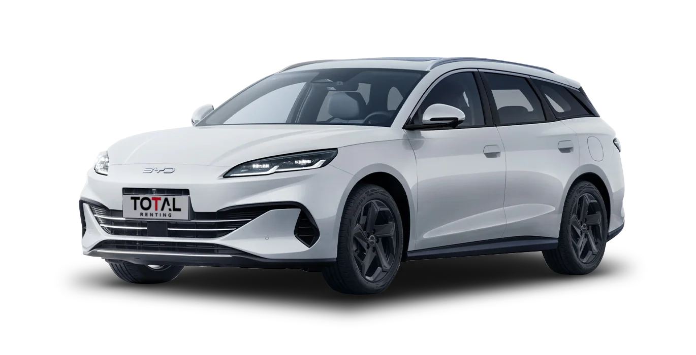 BYD Seal 6 DM-I Comfort Touring 1 BYD Seal 6 DM I Boost Touring sin fondo principal blanco | Total Renting