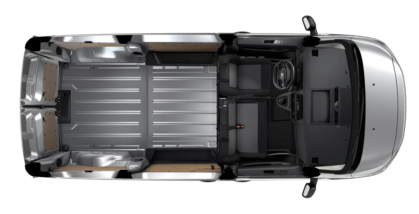 CITRÖEN Jumpy Furgón Talla M BlueHDi S&S 6 CITROEN Jumpy Furgon Talla M BlueHDi SS interior trasera | Total Renting