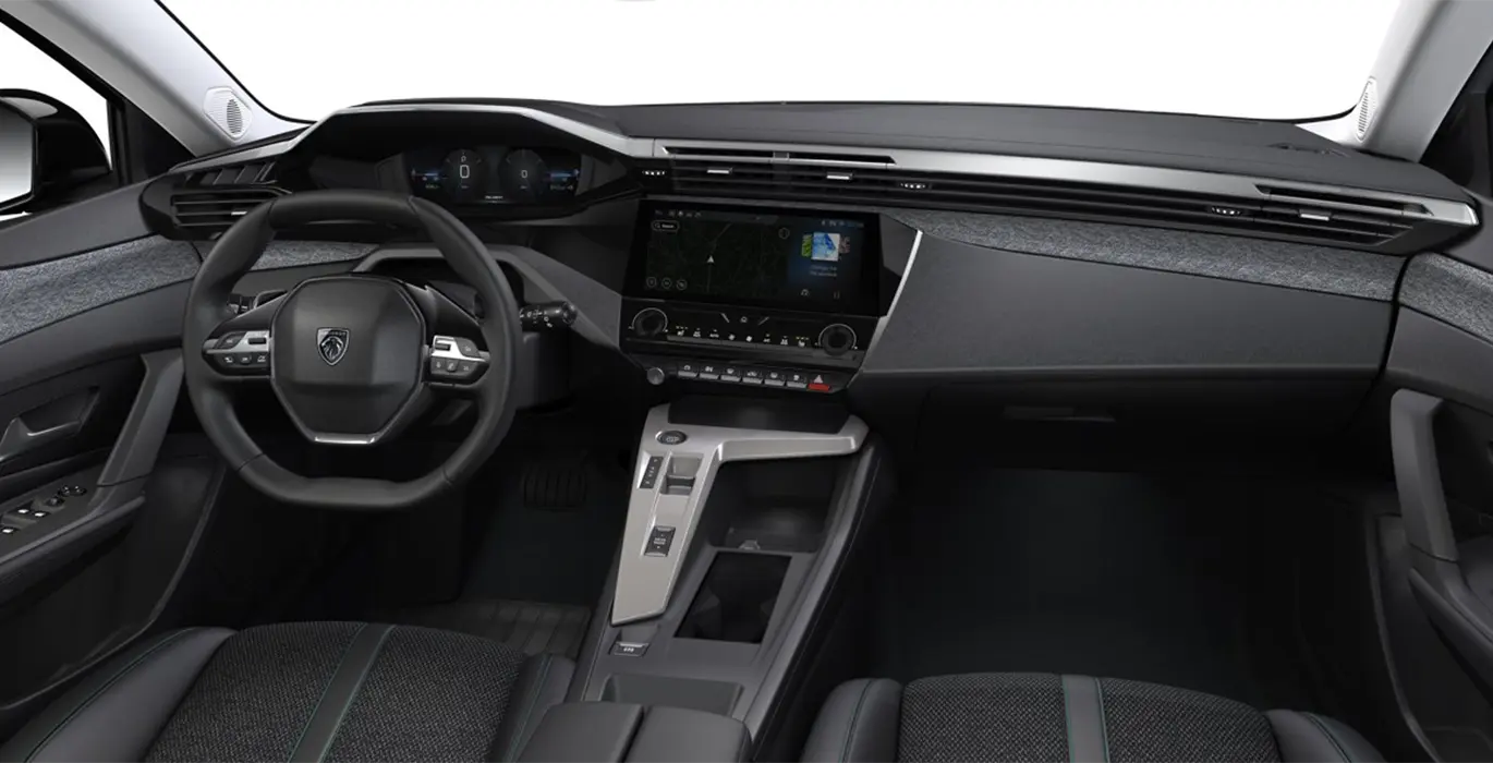 Peugeot 308 Allure BlueHDi 130 S&S 4 Peugeot 308 Allure BlueHDi 130 SS interior delantera | Total Renting