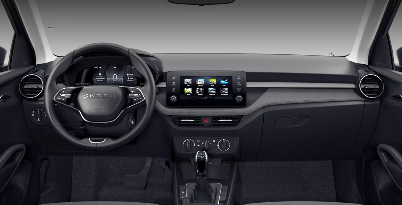 Skoda Fabia 1.0 TSI DSG Selection 4 Skoda Fabia 1.0 TSI DSG Selection interior delantera | Total Renting