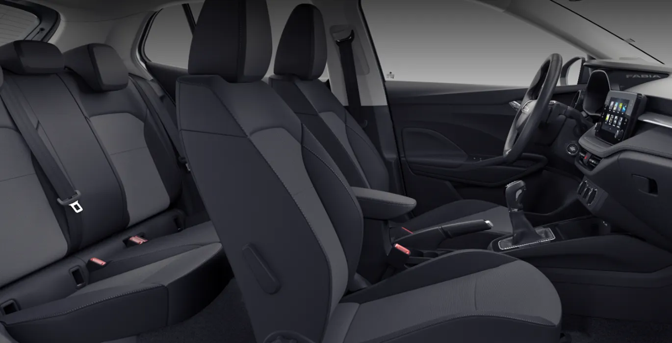 Skoda Fabia 1.0 TSI DSG Selection 5 Skoda Fabia 1.0 TSI DSG Selection interior trasera | Total Renting