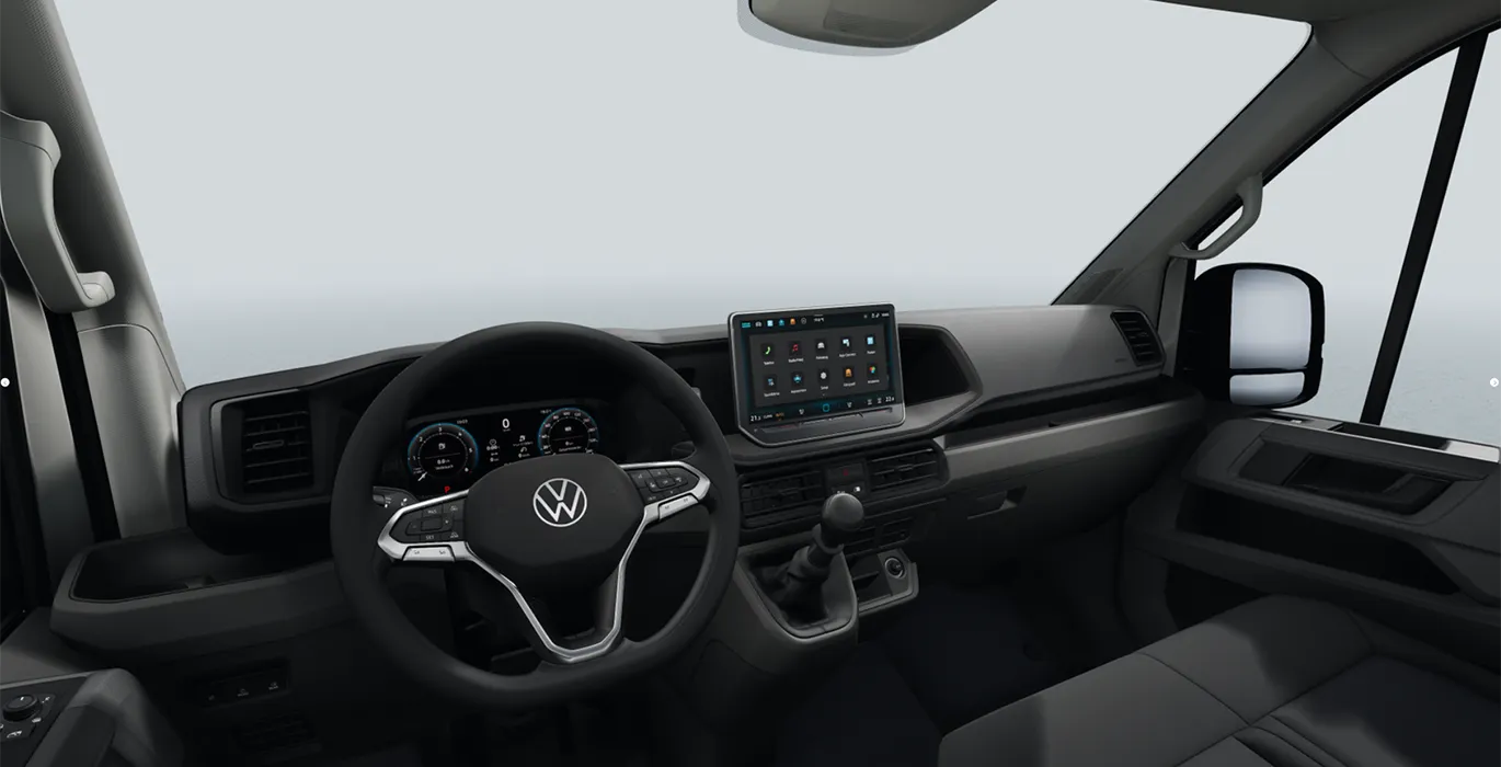 Volkswagen Crafter 35 Fresh Van BM L3 2.0 TDI FWD 103kW (140CV) - ISOTERMO 4 VOLKSWAGEN Crafter 35 Fresh Van BM L3 2.0 TDI FWD 103kW 140CV ISOTERMO interior delantera | Total Renting