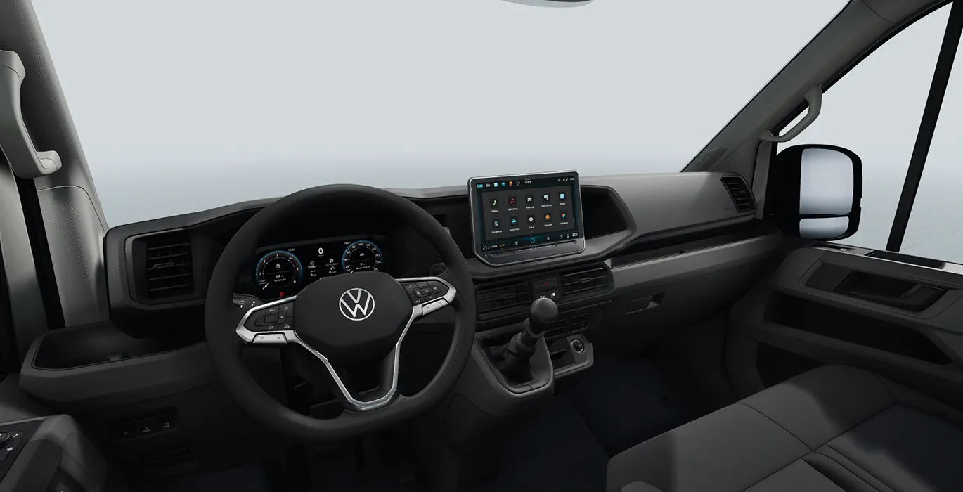 VOLKSWAGEN Crafter 35 Furgon BL TA L4H3 2.0 TDI 103kW 140CV ISOTERMO interior delantera | Total Renting